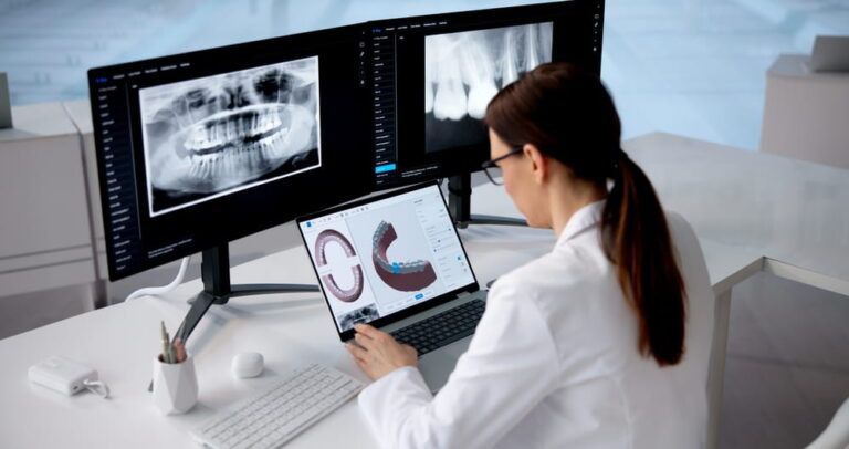 Dental Expert Utilizing Digital Technology For Enhanced Oral Care